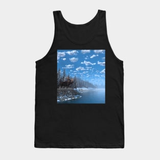 Christmas Day at Moose Lake Tank Top